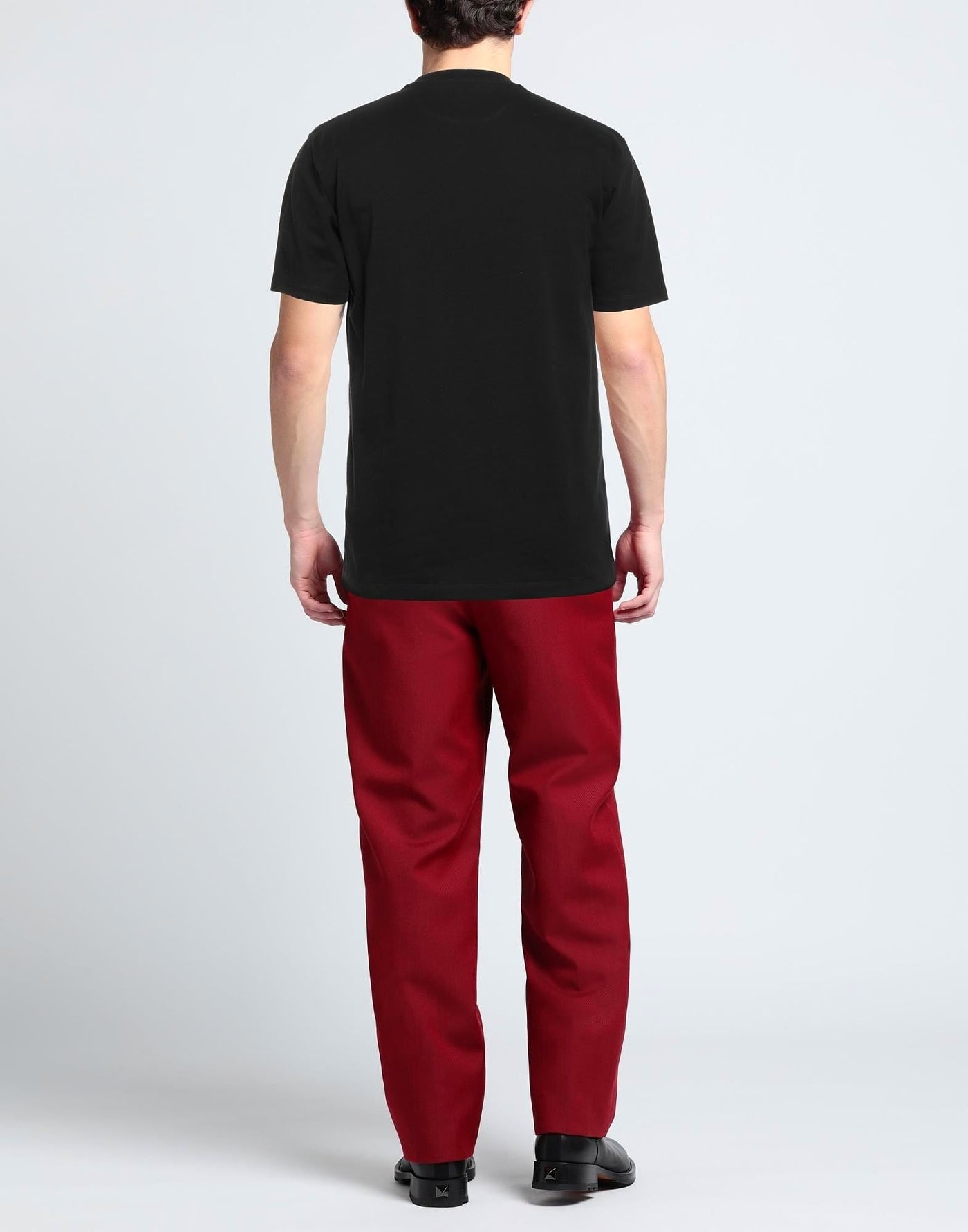 Valentino Garavani – Schwarzes T-Shirt mit College-Logo