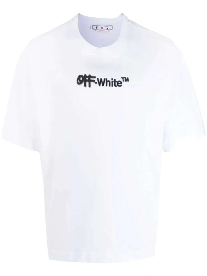 Off-White – Helvetica – Oversize-T-Shirt in Weiß