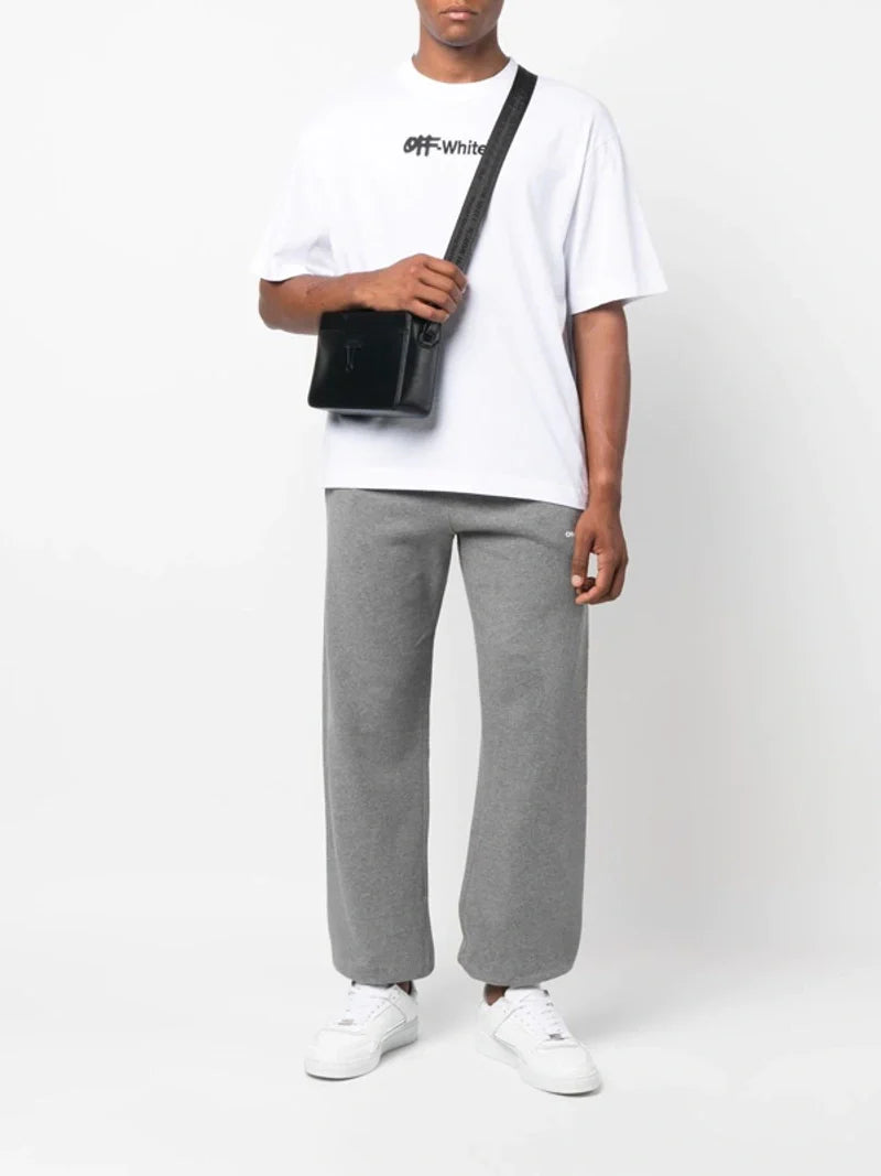 Off-White – Helvetica – Oversize-T-Shirt in Weiß