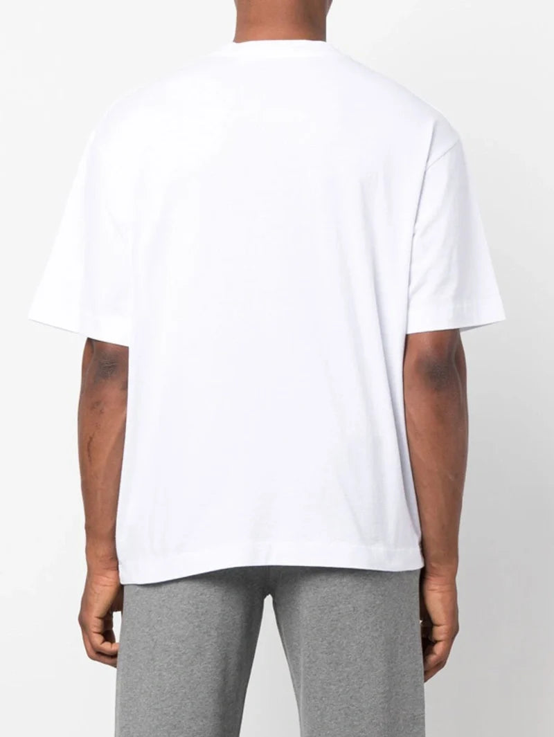 Off-White – Helvetica – Oversize-T-Shirt in Weiß