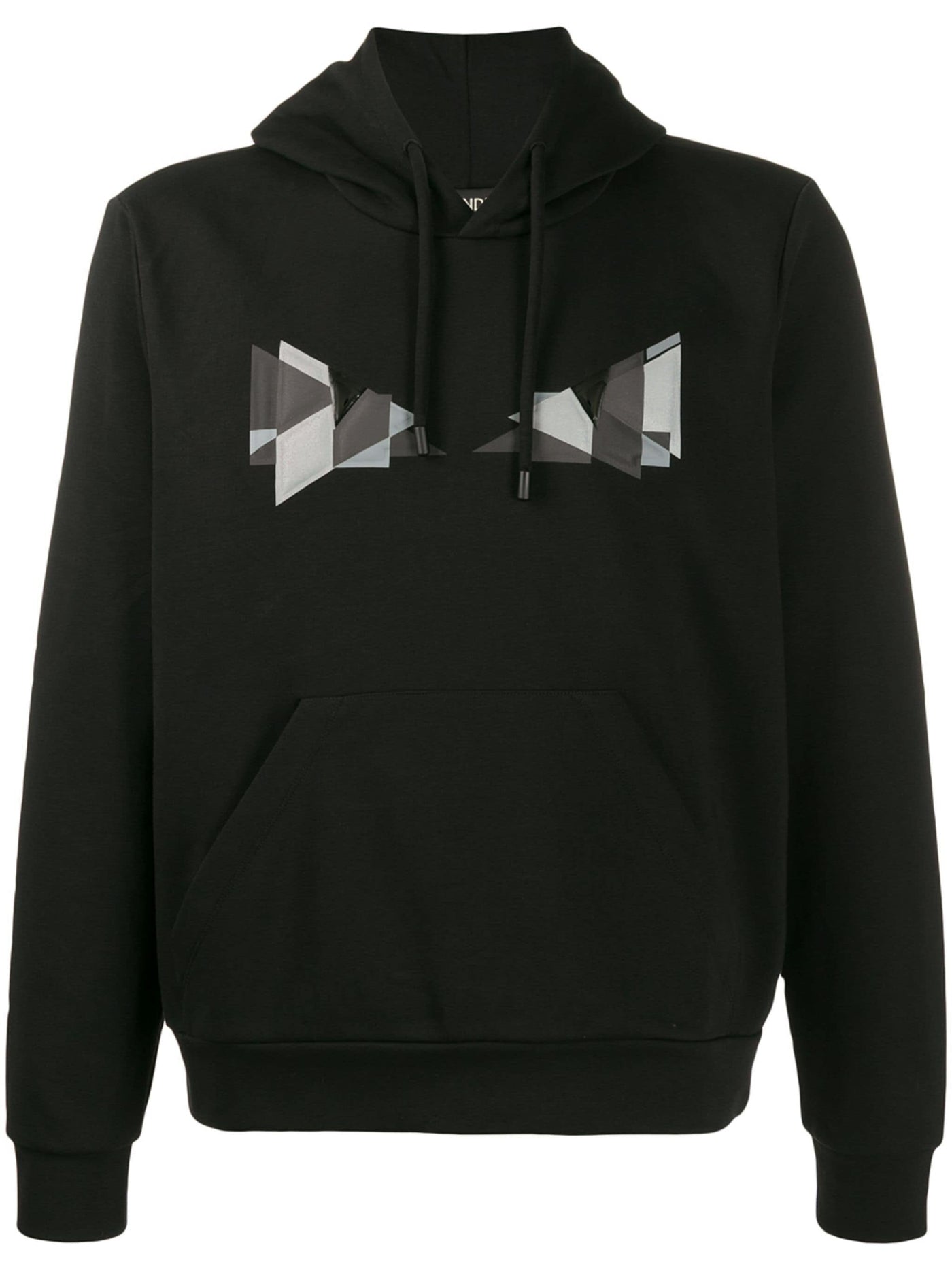 Fendi Bag Bugs Eye Hoodie Schwarz
