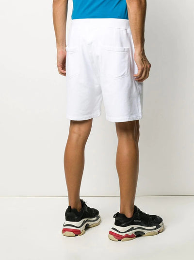 Dsquared2 – Shorts mit ICON-Logo-Print in Weiß