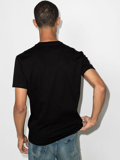 Dsquared2 – T-Shirt mit Icon-Print in Schwarz