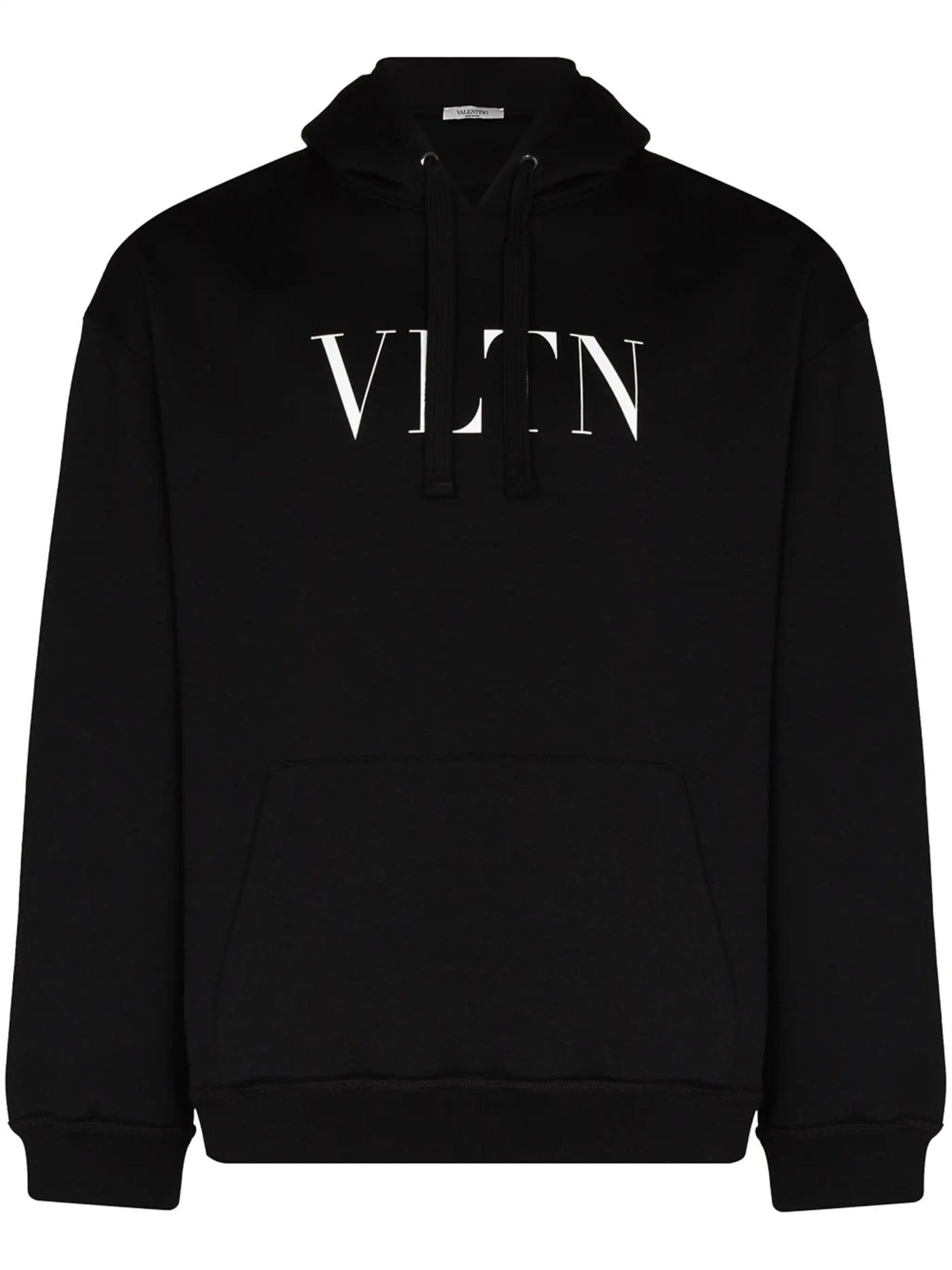 Valentino Garavani – Schwarzer Kapuzenpullover mit VLTN-Logoprint 