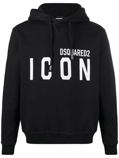 Dsquared2 Hoodie mit Icon-Print Schwarz 