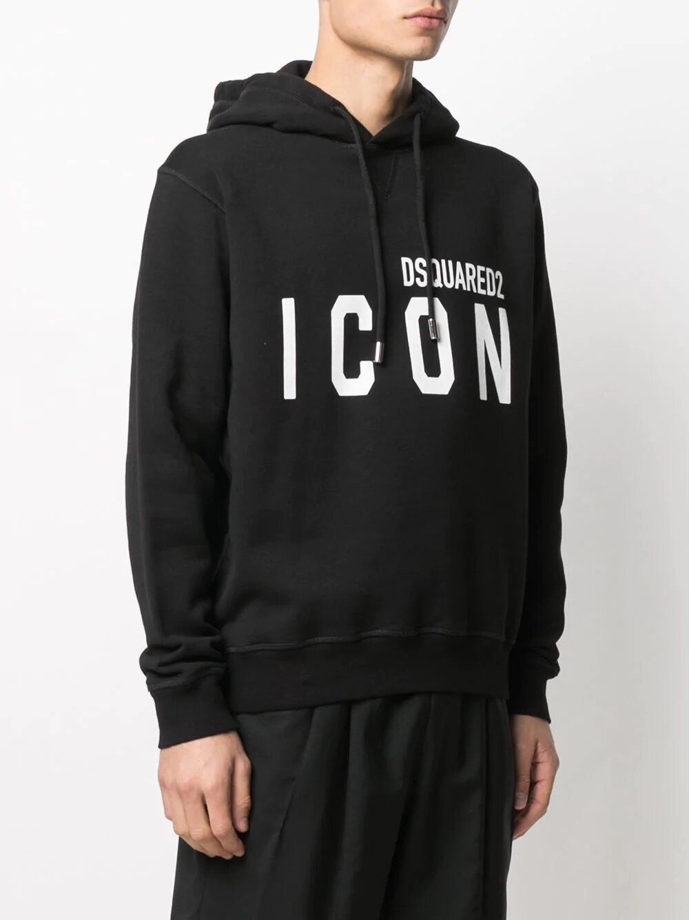 Dsquared2 Hoodie mit Icon-Print Schwarz 