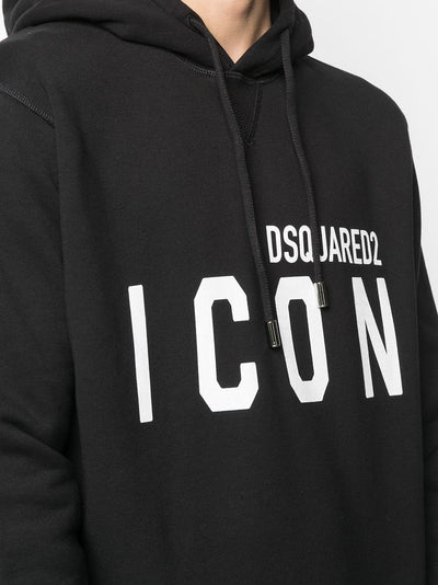 Dsquared2 Hoodie mit Icon-Print Schwarz 