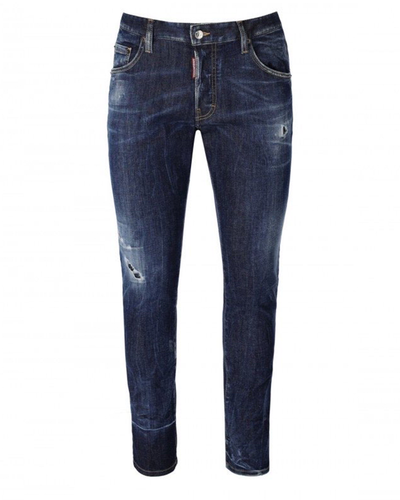 Dsquared2 – Distressed-Jeans in kanadischer Qualität in Blau