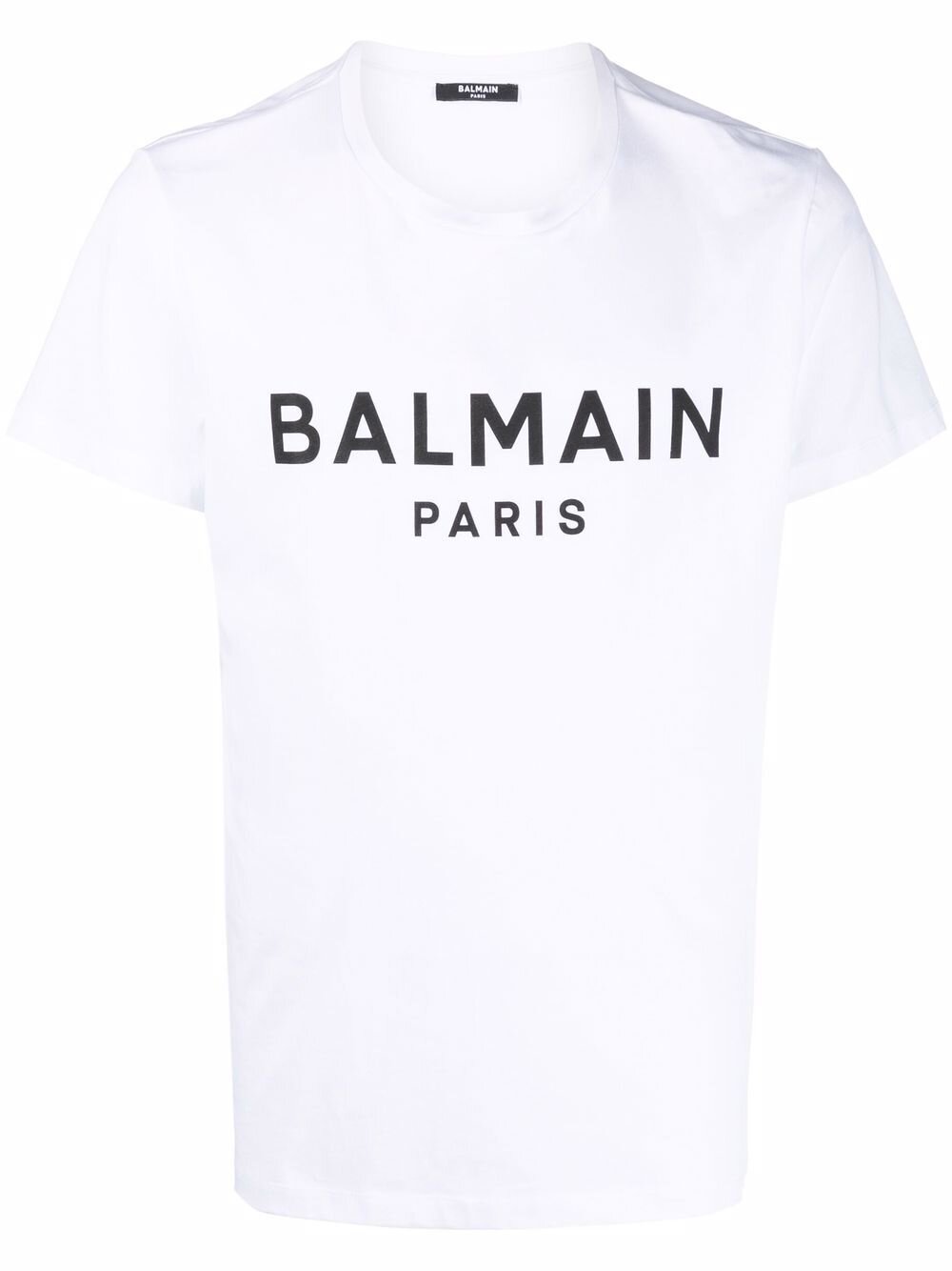 Weißes T-Shirt mit Balmain Paris-Logoprint