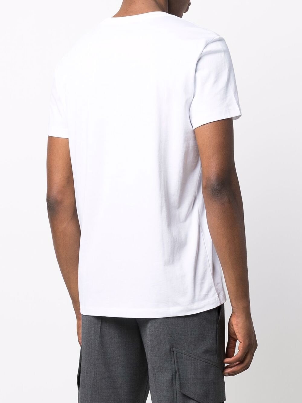 Weißes T-Shirt mit Balmain Paris-Logoprint
