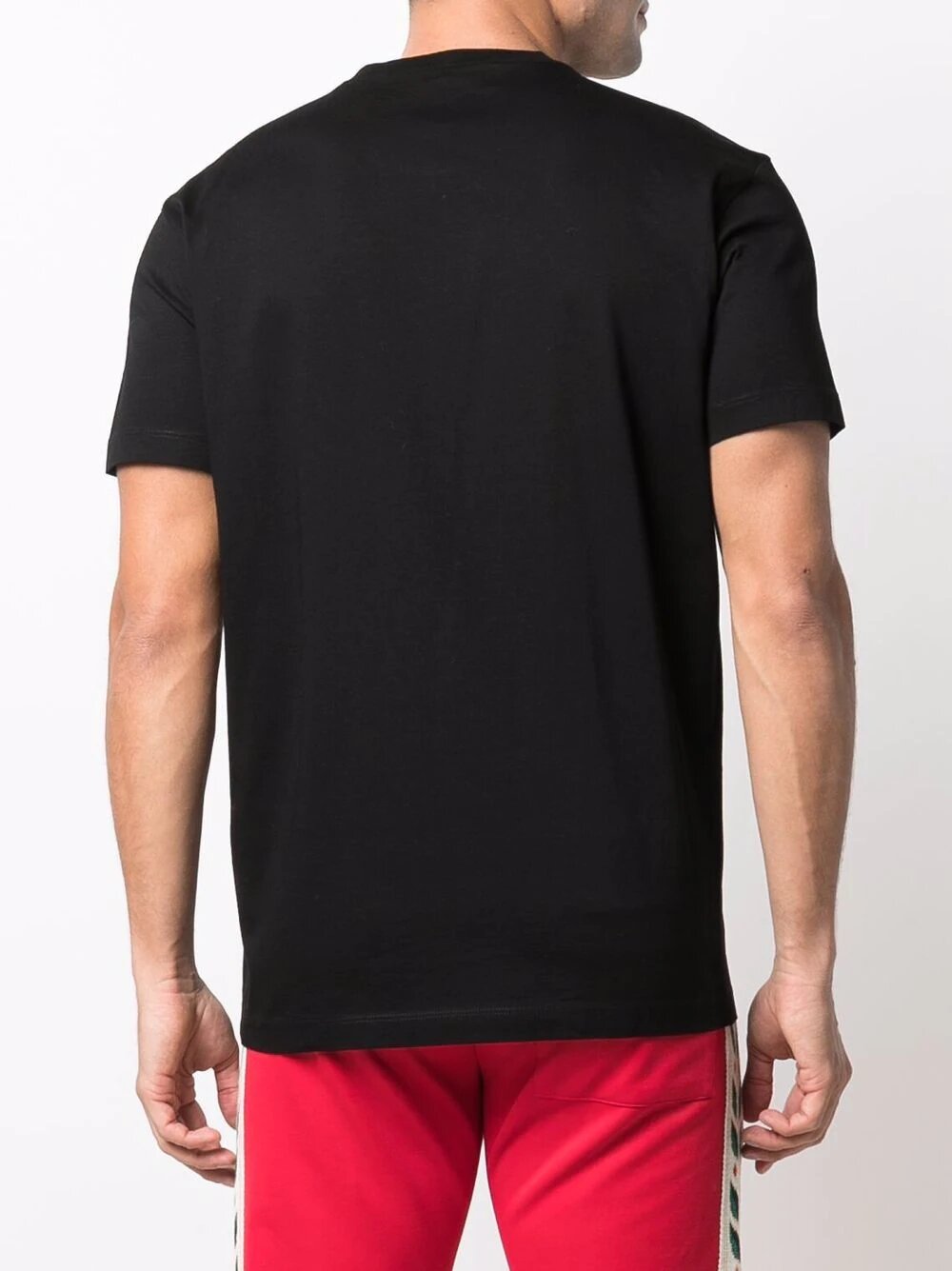 Dsquared2 – T-Shirt mit Icon Spray-Logoprint in Schwarz 