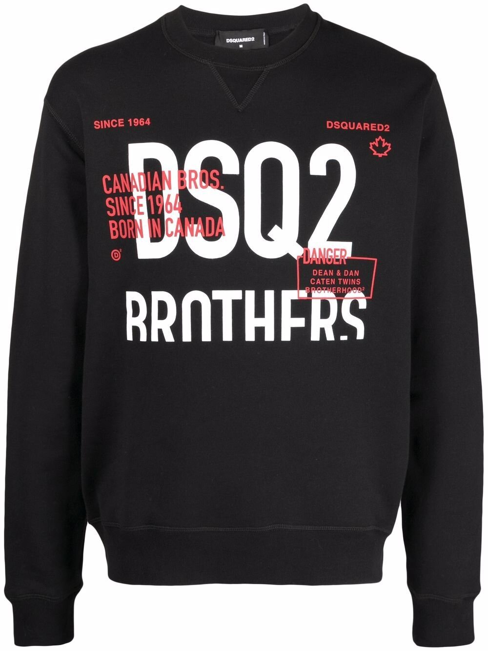 Dsquared2 DSQ2 Brothers Sweatshirt Schwarz 