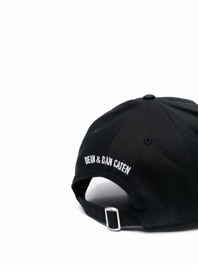 Dsquared2 – Icon Forever – Schwarze Baseballkappe 