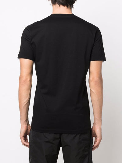 Dsquared2 Icon Farbspritzer T-Shirt Schwarz