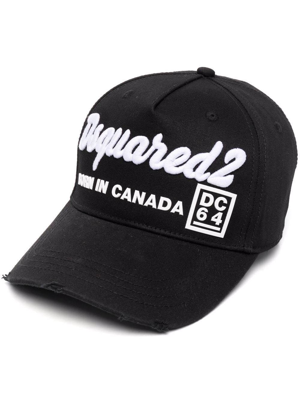 Dsquared2 Born in Canada DC64 Kappe Schwarz 