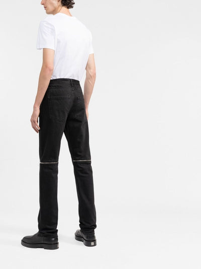 Balmain – Weißes T-Shirt mit kleinem Logo-Flockdruck