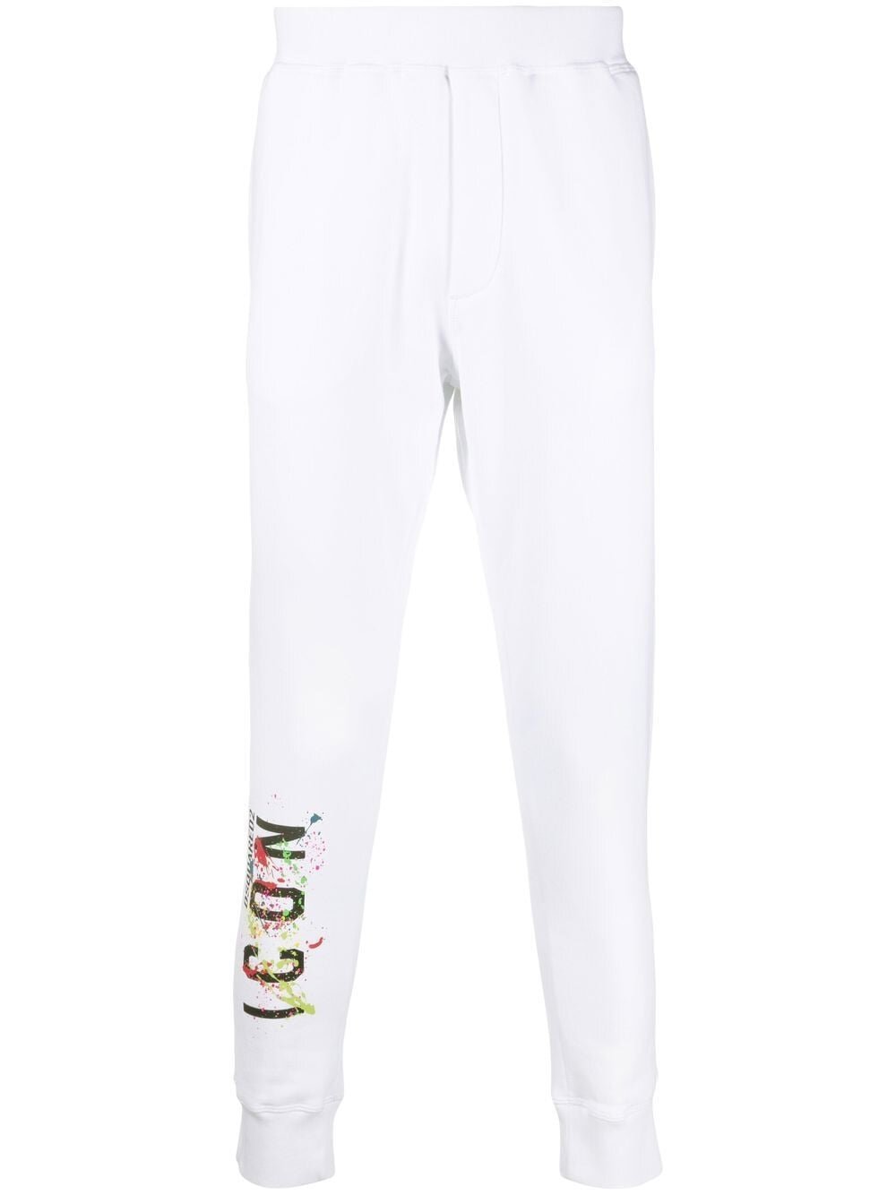 Dsquared2 Icon Splat Jogginghose Weiß