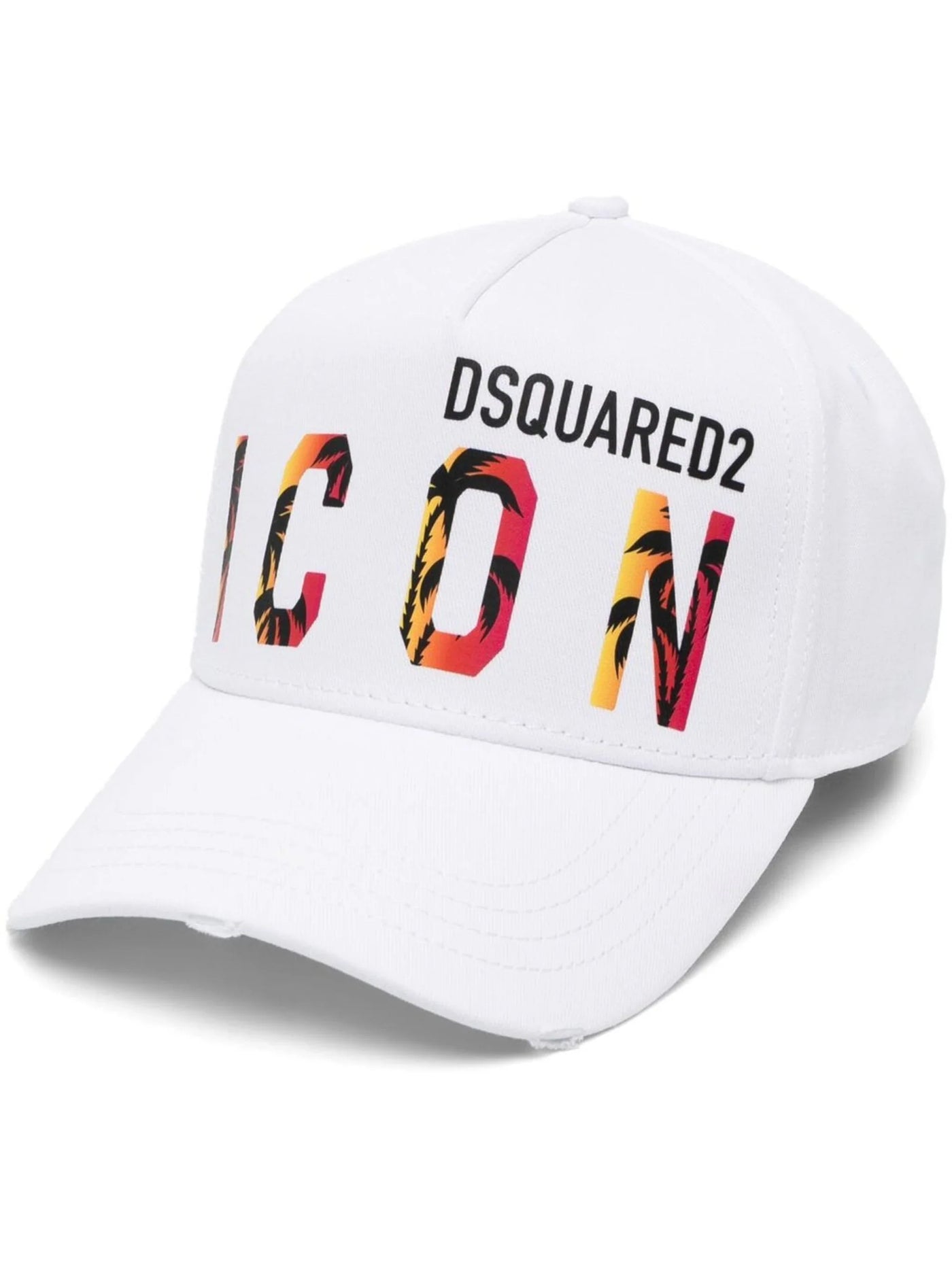 Dsquared2 Icon Tropical Baseballkappe Weiß