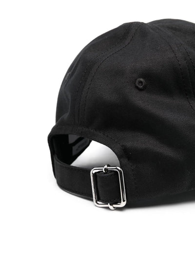Off-White – Schwarze Baseballkappe mit Pfeil-Print