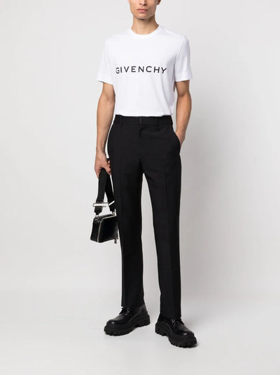 Givenchy – Archetype – Weißes T-Shirt mit Logo-Print