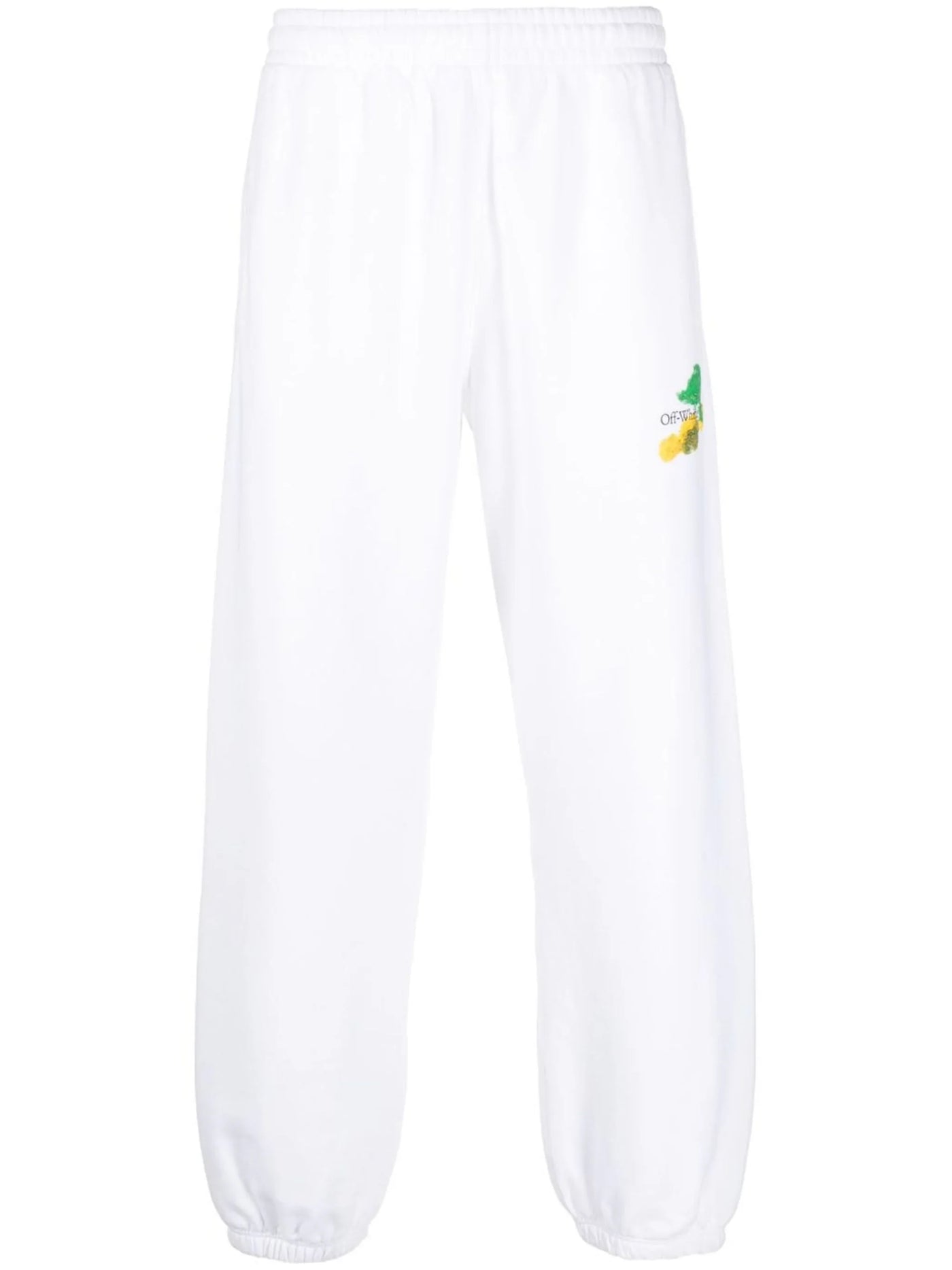 Off-White – Weiße Jogginghose mit Brush Arrows-Logo-Aufdruck