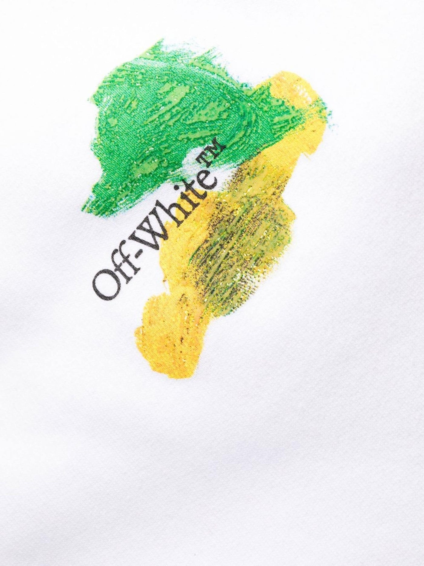 Off-White – Weiße Jogginghose mit Brush Arrows-Logo-Aufdruck