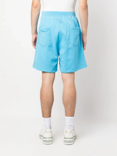 Dsquared2 – Blaue Baumwollshorts mit Icon-Logo-Print
