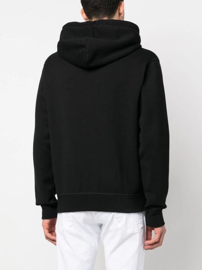 Dsquared2 – Schwarze Kapuzenjacke mit Reißverschluss und Icon-Logo