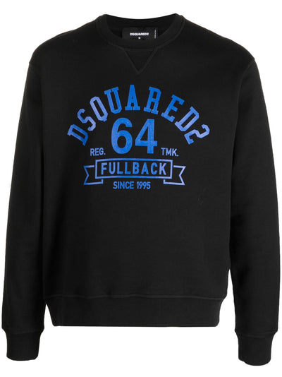 Dsquared2 Fullback College Sweatshirt Schwarz