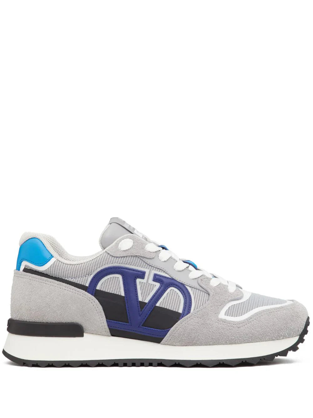 Valentino Garavani – Niedrige Sneaker „V Logo Pace“ in Grau