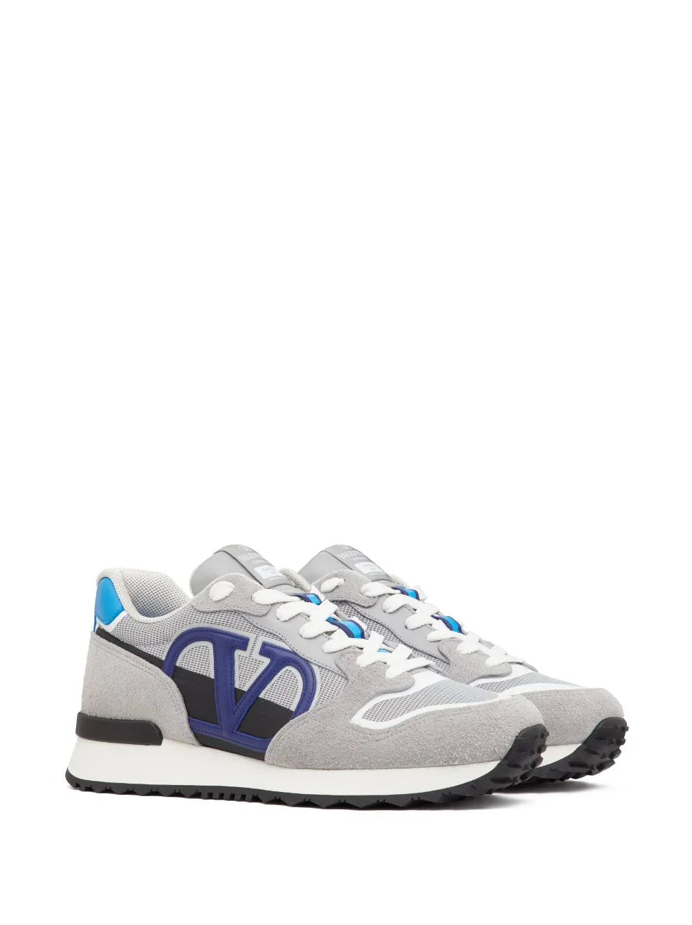 Valentino Garavani – Niedrige Sneaker „V Logo Pace“ in Grau