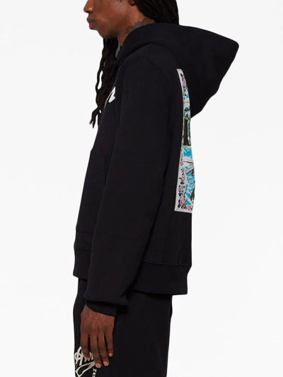 Amiri – California – Hawaii-Kapuzenpullover in Schwarz 