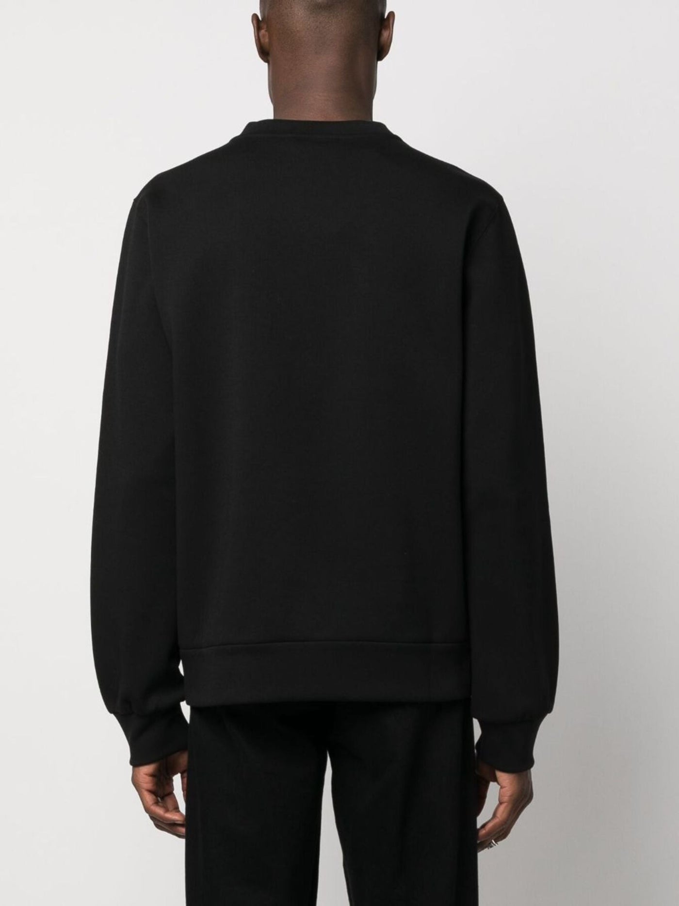 Dolce &amp; Gabbana – Schwarzes Sweatshirt mit Bienenlogo