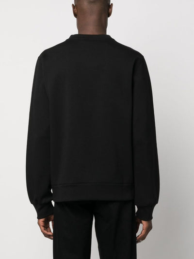 Dolce &amp; Gabbana – Schwarzes Sweatshirt mit Bienenlogo