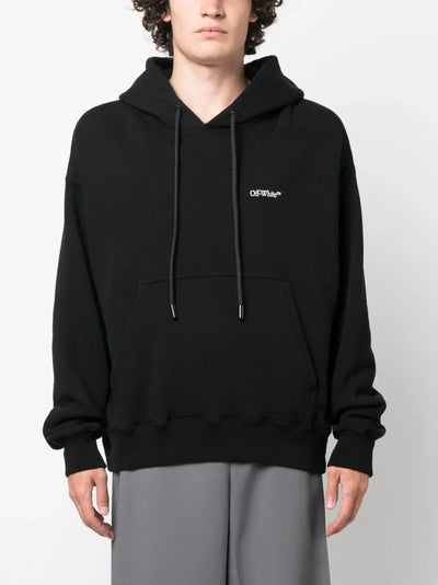 Off-White – Schwarzer Skate-Hoodie „Scratch Arrow“
