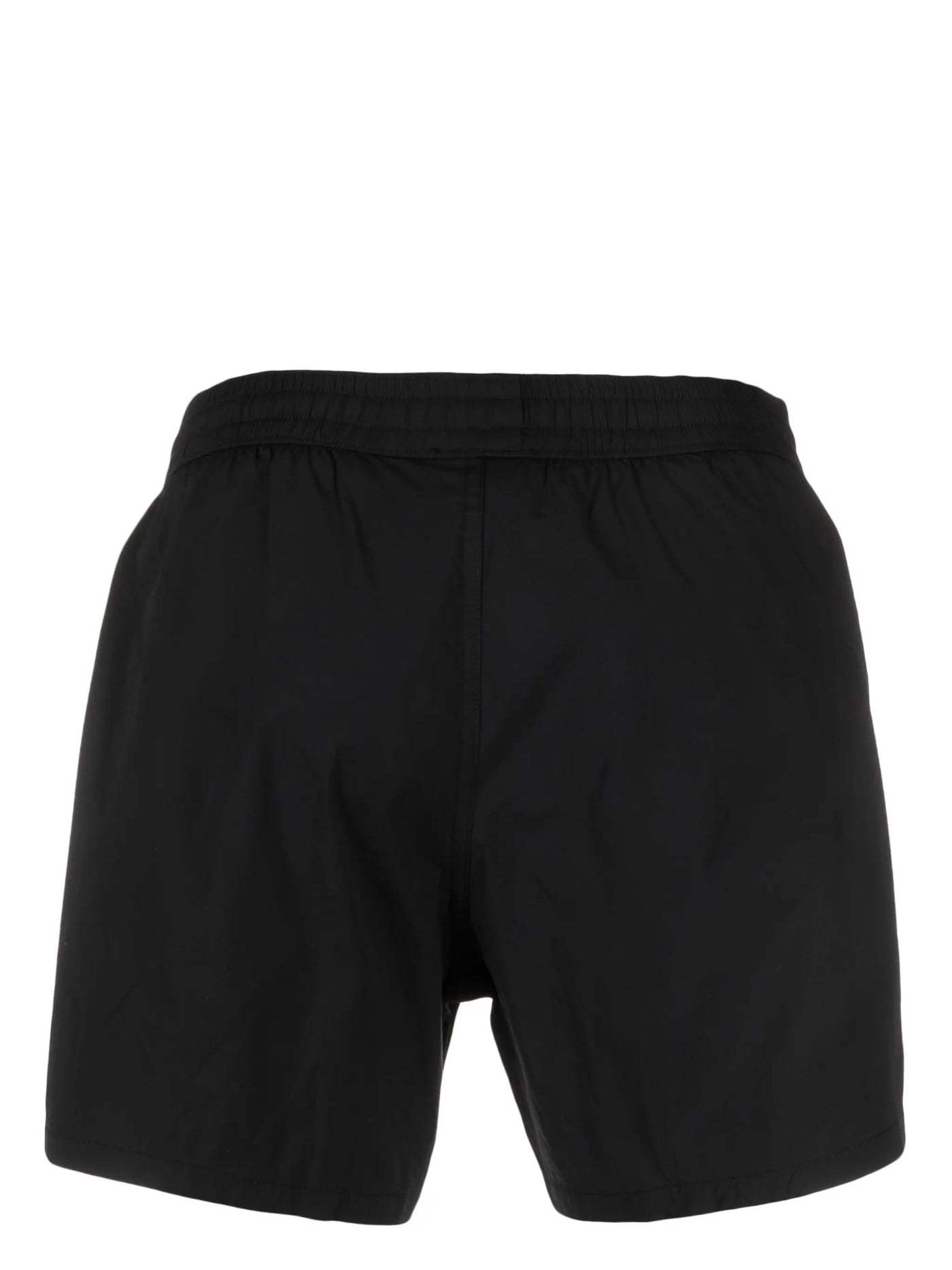 Balmain – Schwarze Badeshorts mit Reißverschluss und Logo-Print 