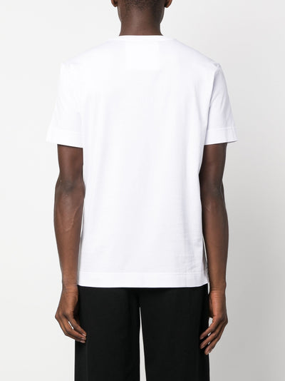 Givenchy – Oversize-T-Shirt mit kleinem 4G-Logo-Stickerei in Weiß