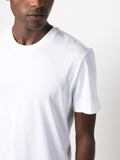 Givenchy – Oversize-T-Shirt mit kleinem 4G-Logo-Stickerei in Weiß