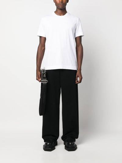 Givenchy – Oversize-T-Shirt mit kleinem 4G-Logo-Stickerei in Weiß