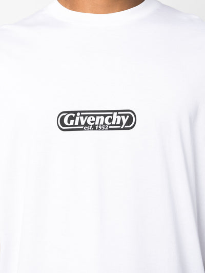Givenchy – Weißes T-Shirt mit Logo-Aufdruck „Est. 1952“
