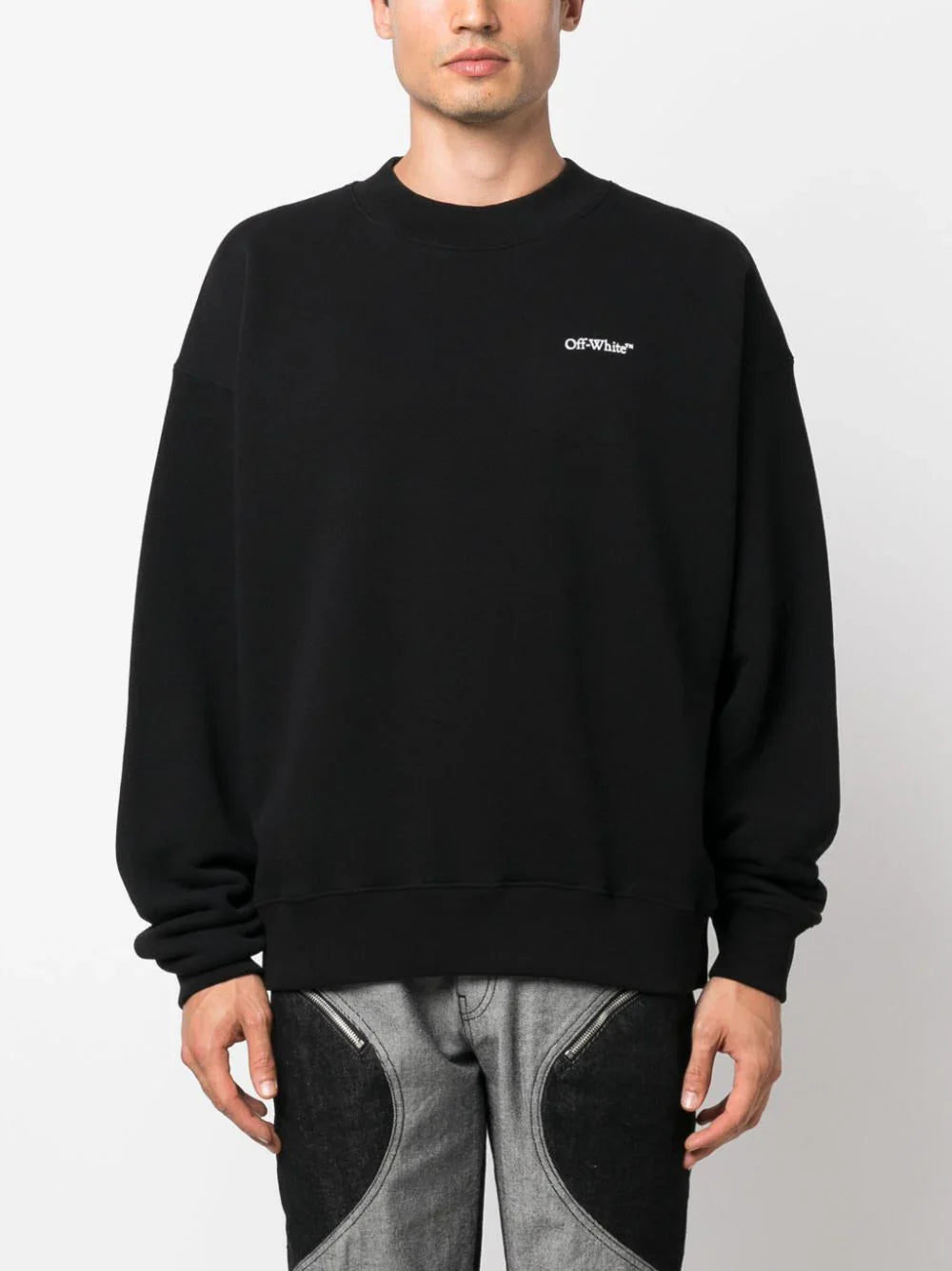 Off-White – Lunar Arrow – Skate-Sweatshirt in Schwarz