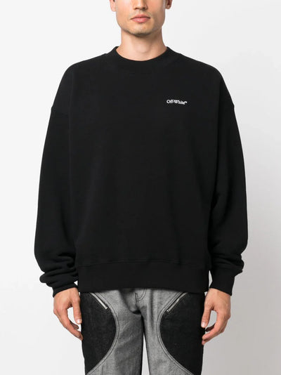 Off-White – Lunar Arrow – Skate-Sweatshirt in Schwarz