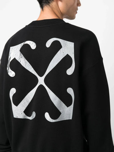 Off-White – Lunar Arrow – Skate-Sweatshirt in Schwarz