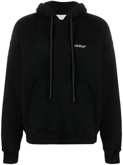 Off-White – Lunar Arrow – Skate-Kapuzenpullover in Schwarz
