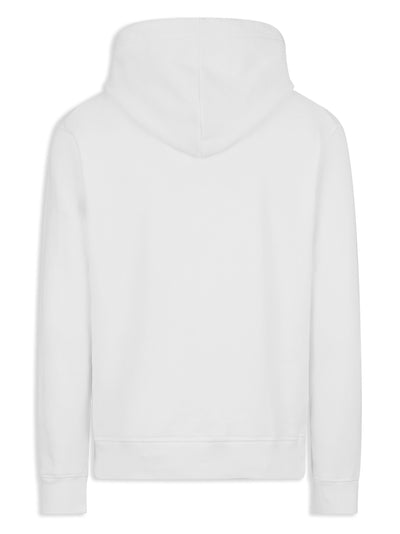 Dsquared2 – Cool Fit – Kapuzenpullover mit Icon Scribble-Motiv in Weiß