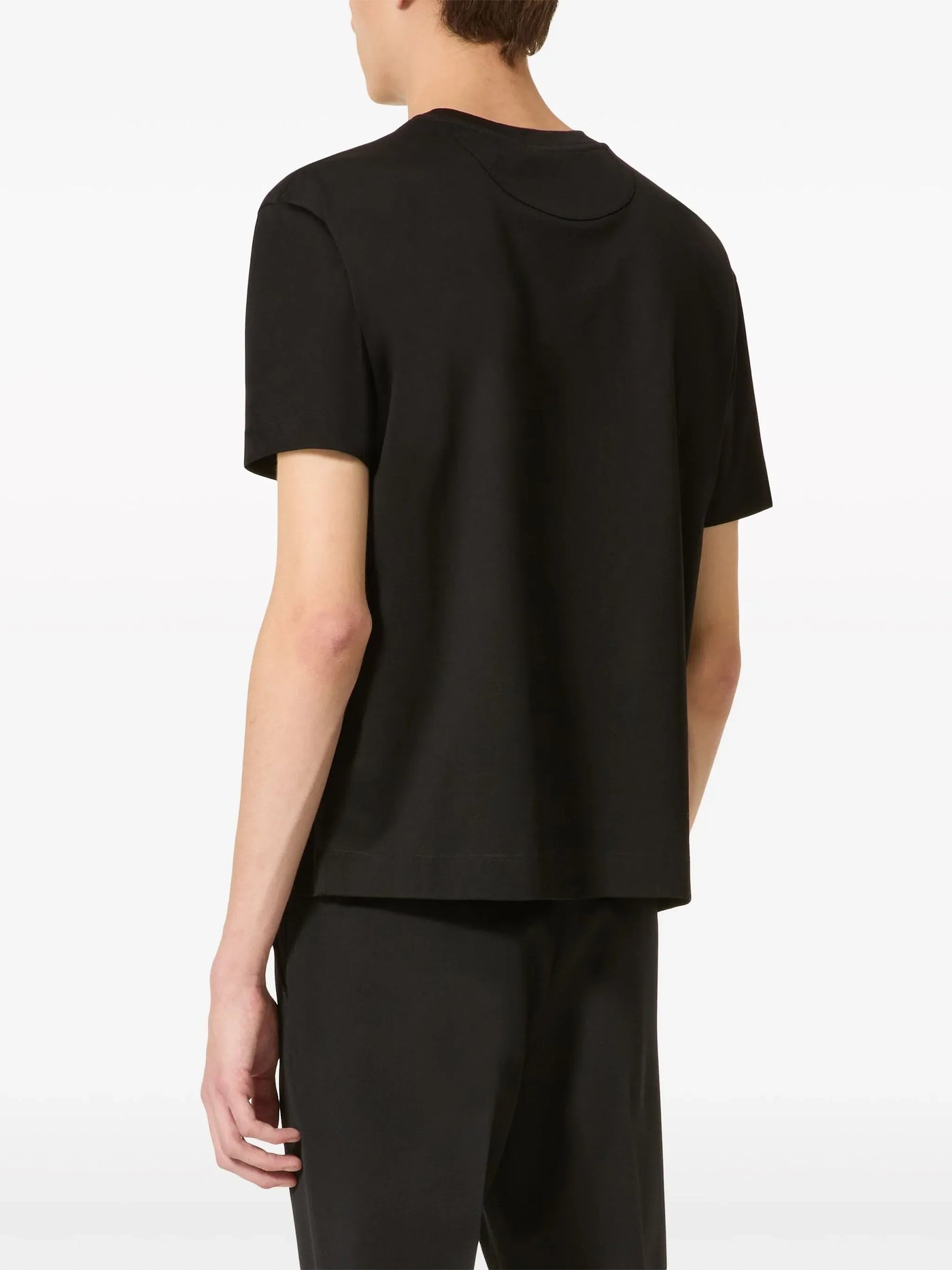 Valentino Garavani – Schwarzes T-Shirt mit Logo-Aufdruck