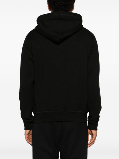 Dsquared2 – Cool Fit – Kapuzenpullover mit Icon Scribble-Motiv in Schwarz