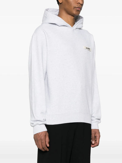 Jacquemus The Gros Grain Hoodie Grau