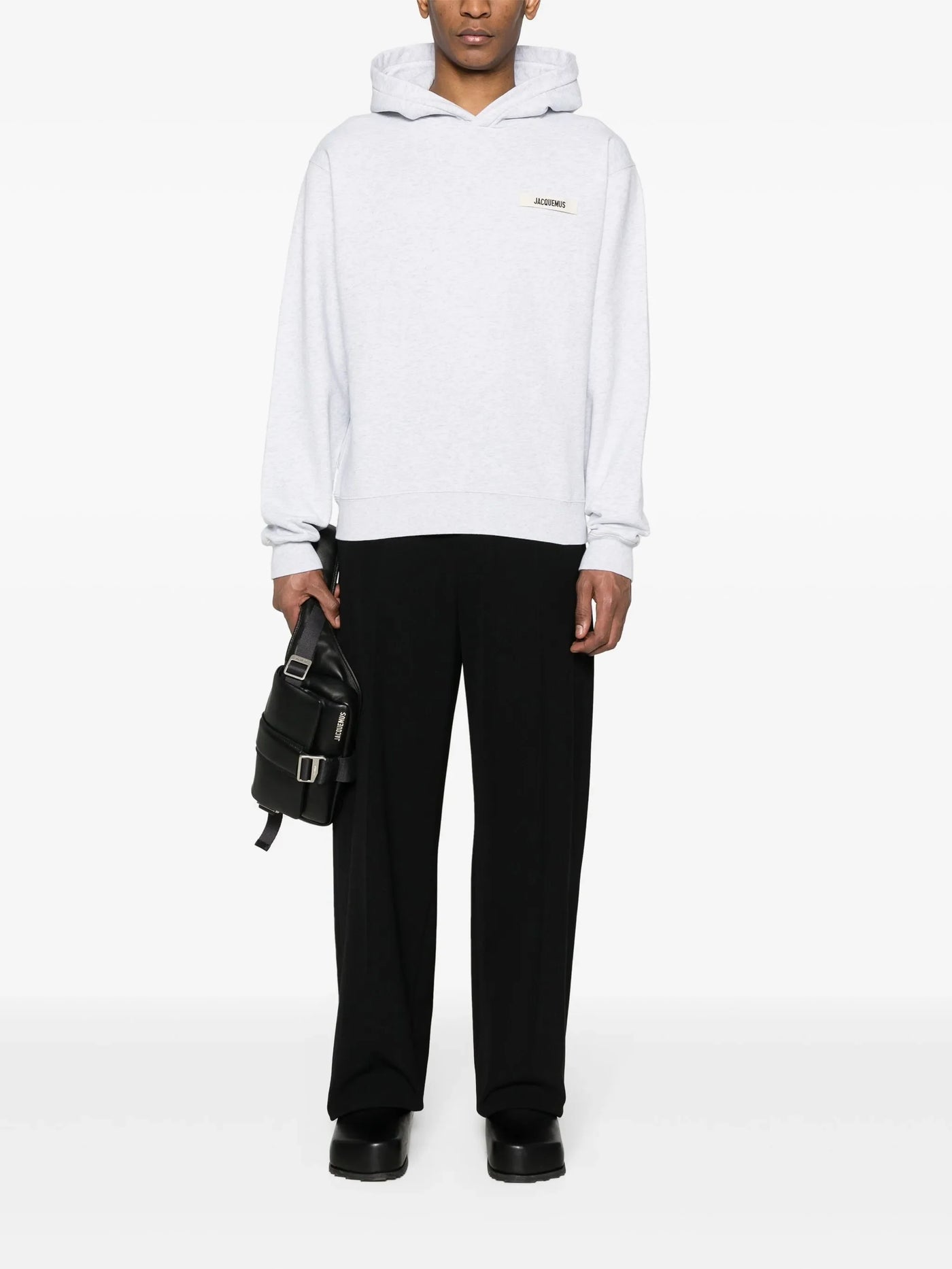 Jacquemus The Gros Grain Hoodie Grau