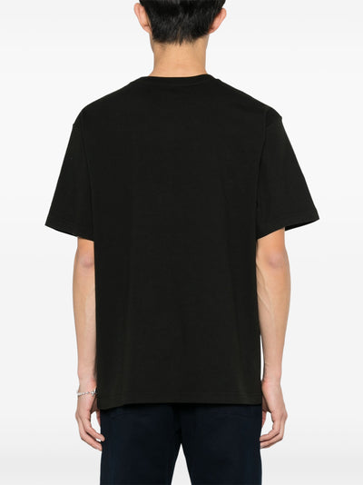 Kenzo – Schwarzes T-Shirt mit Tiger-Print